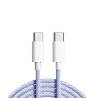 Type-C to USB Type C Woven Data Cable for Apple iPhone 15 - 1 Meter
